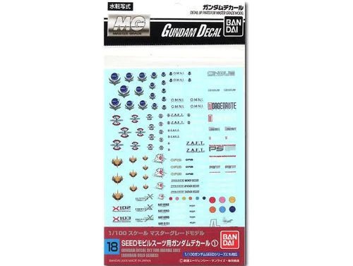 Gundam Decal 18 - Gundam Seed Series - Gundam Extra - Your BEST Gunpla Supplier