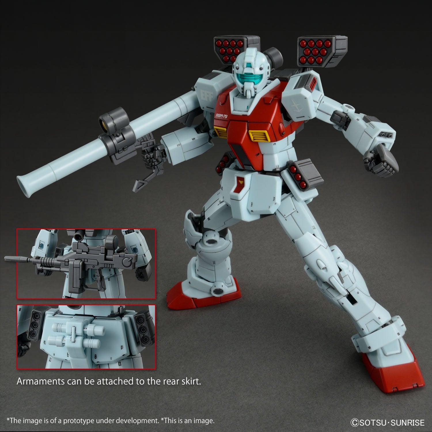 HG 1/144 GM (SHOULDER CANNON / MISSILE POD) (2023) - Gundam Extra - Your BEST Gunpla Supplier