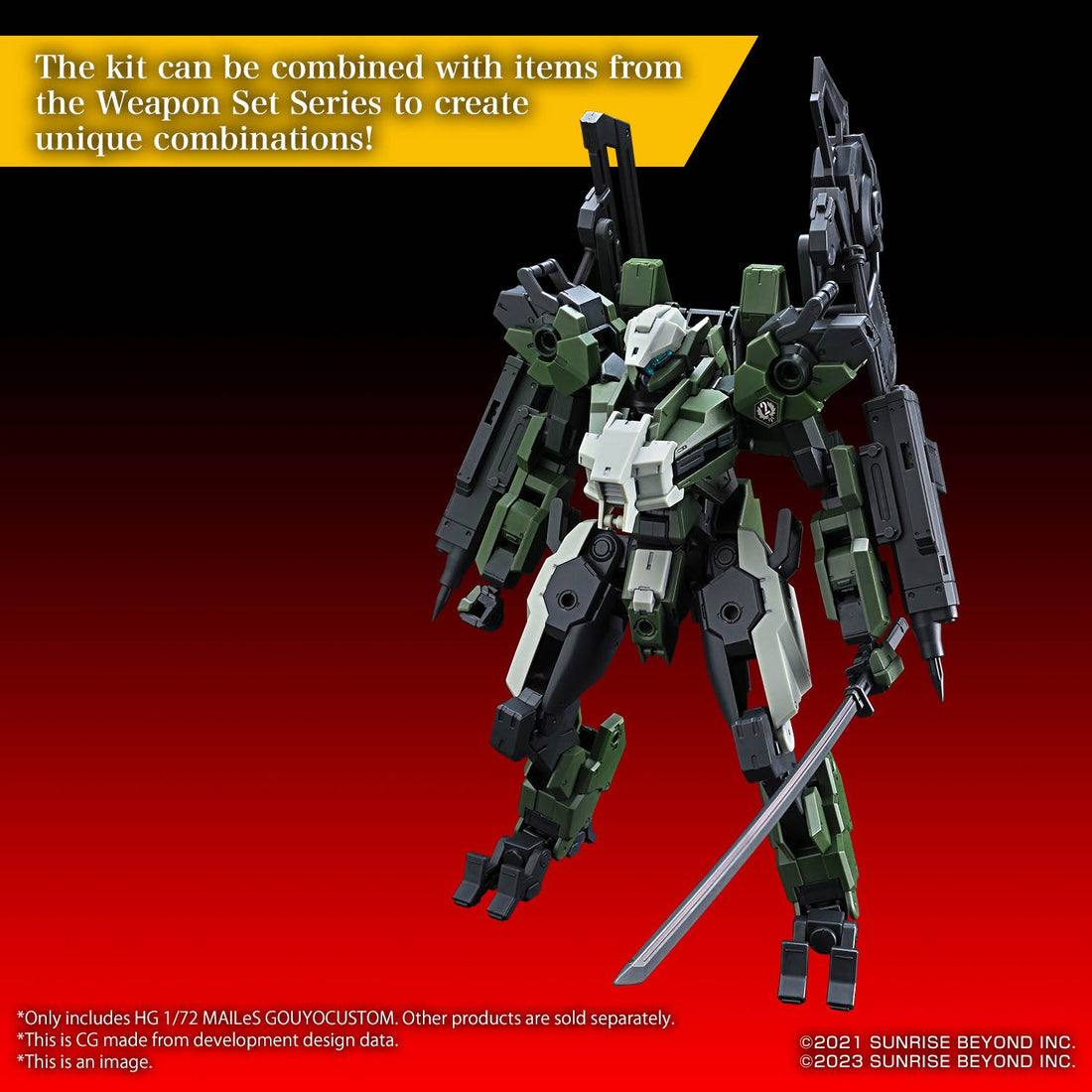 HG 1/72 MAILeS GOUYOCUSTOM (2024) - Gundam Extra - Your BEST Gunpla Supplier