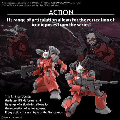 HG GUNCANNON (CUCURUZ DOAN’S ISLAND Ver.) (2023) - Gundam Extra - Your BEST Gunpla Supplier