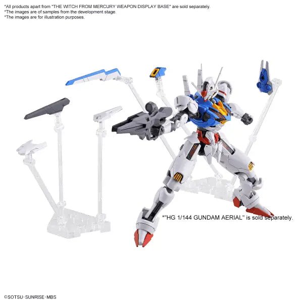 HGTWFM THE WITCH FROM MERCURY Weapon display base - Gundam Extra - Your BEST Gunpla Supplier