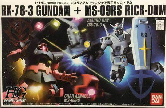 HGUC 1/144 G - 3 GUNDAM VS CHAR&