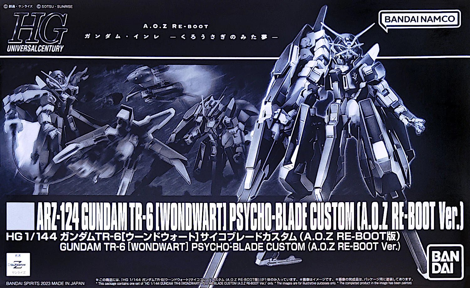 HGUC Gundam TR - 6 Woundwort Psycho - Blade Custom [A.O.Z Re - Boot Ver.] - Gundam Extra - Your BEST Gunpla Supplier