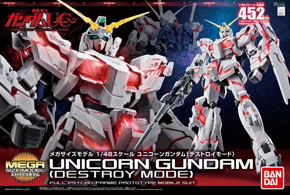 Mega Size Model - 1/48 Scale Unicorn Gundam [Destroy Mode] (2017) - Gundam Extra - Your BEST Gunpla Supplier