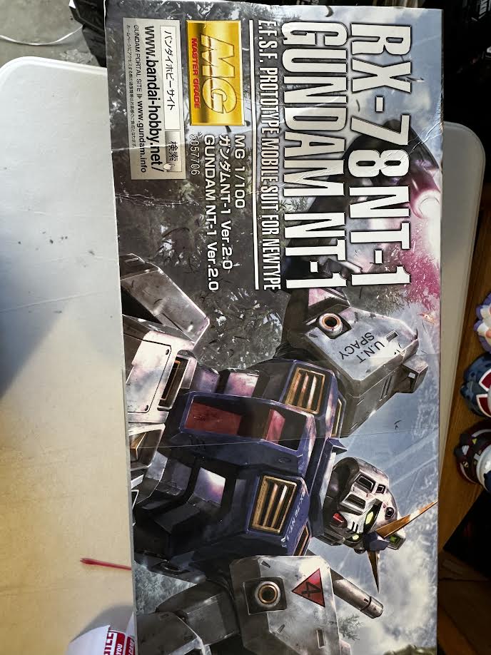 MG 1/100 GUNDAM NT - 1 Ver.2.0 (2019) (Damaged Box) - Gundam Extra - Your BEST Gunpla Supplier