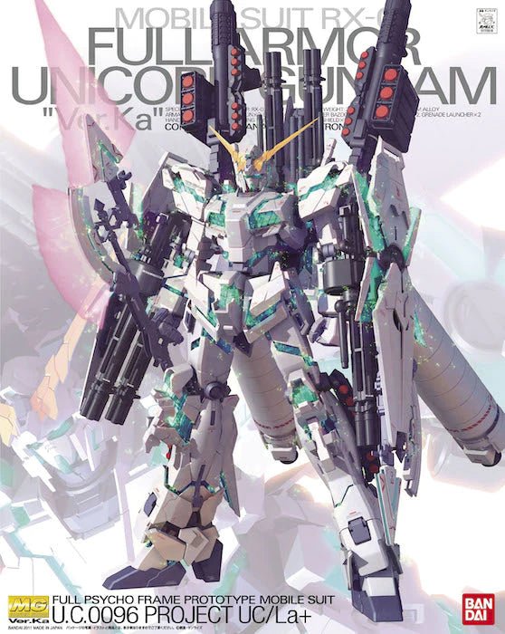 MG 1/100 RX - 0 Full Armor Unicorn Gundam Ver.Ka (2011) - Gundam Extra - Your BEST Gunpla Supplier