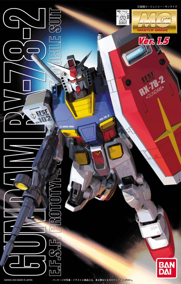 MG RX - 78 - 2 Gundam Ver. 1.5 (2000) - Gundam Extra - Your BEST Gunpla Supplier