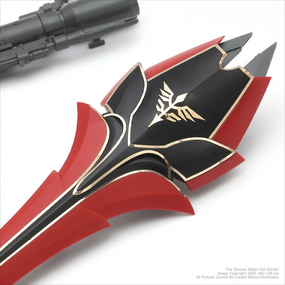 MS - LAB - MSZ - 06S - MG SINANJU Metal Film Sticker - Gundam Extra - Your BEST Gunpla Supplier