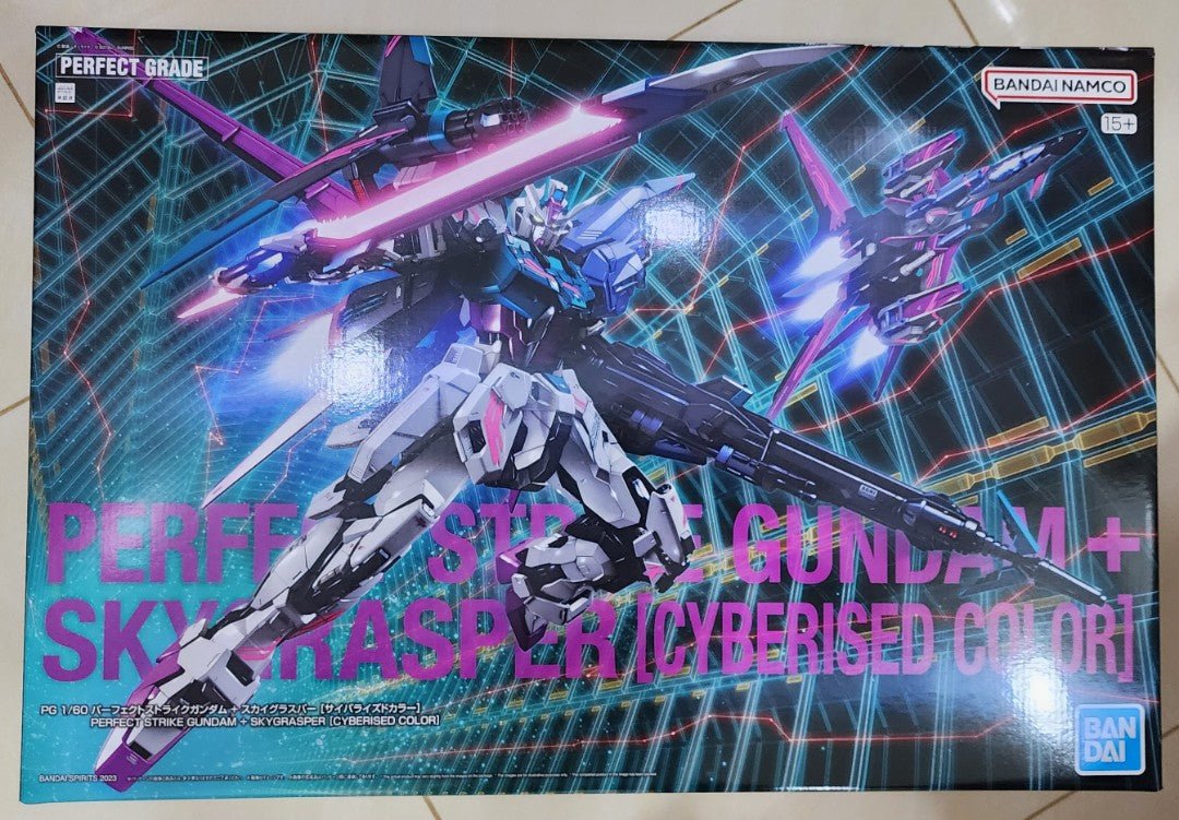 PG Perfect Strike Gundam +skygrasper Cyberised color - Gundam Extra - Your BEST Gunpla Supplier