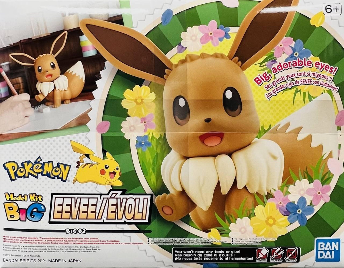 Pokemon Modek Kit Pokemon Model Kit BIG 02 EEVEE – Gundam Extra-Your BEST Gunpla Supplier