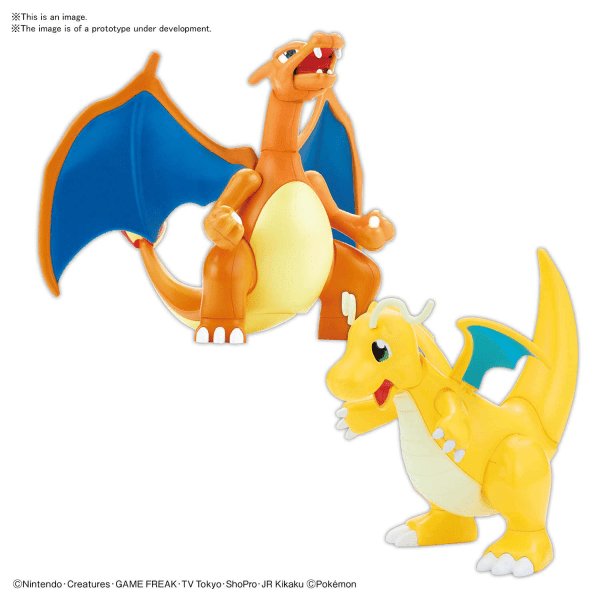 Pokemon Model Kit Charizard &amp; Dragonite - Gundam Extra - Your BEST Gunpla Supplier