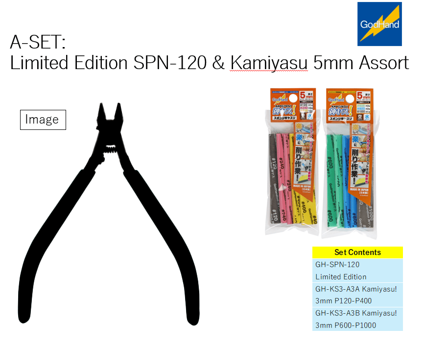 (Pre - Order CLOSED) ETA Q1 2025 - GodHand 2025LNY - A set Limited Edition SPN - 120 &amp; Kamiyasu 5mm Assort - Gundam Extra - Your BEST Gunpla Supplier