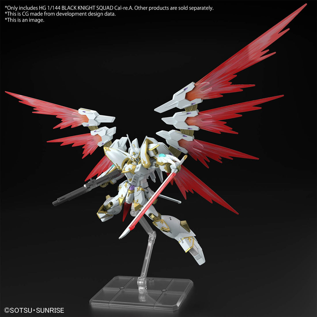 (Pre - Order) ETA Dec - Jan HG 1/144 BLACK KNIGHT SQUAD Cal - re.A - Gundam Extra - Your BEST Gunpla Supplier