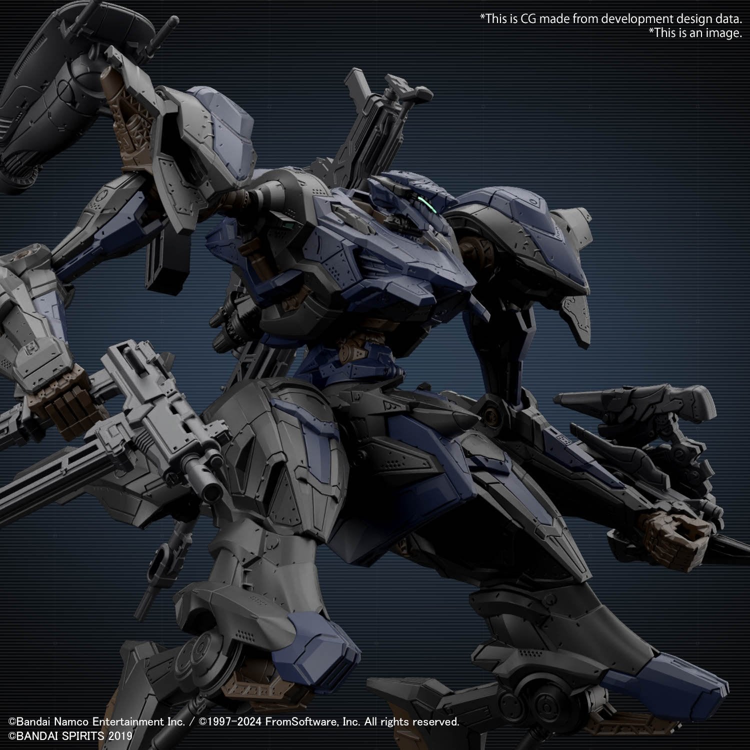 (Pre - Order) ETA Nov - Dec 30MM ARMORED CORE Ⅵ FIRES OF RUBICON SCHNEIDER NACHTREIHER/40E STEEL HAZE - Gundam Extra - Your BEST Gunpla Supplier