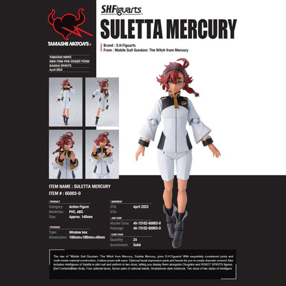 S.H.Figuarts Suletta Mercury &quot;Mobile Suit Gundam: The Witch from Mercury&quot; - Gundam Extra - Your BEST Gunpla Supplier