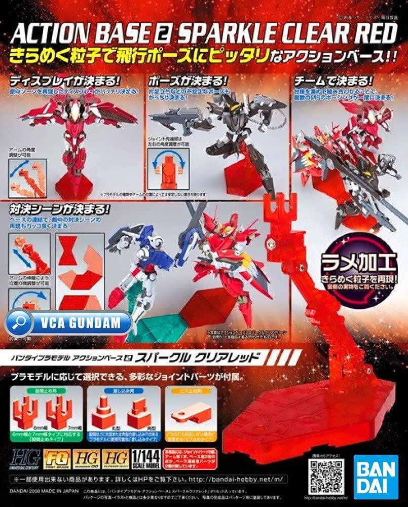 Action Base 2 1/144 Sparkle Red - Gundam Extra-Your BEST Gunpla Supplier