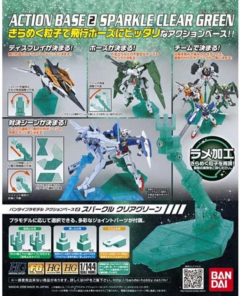 Action Base 2 1/144 Clear Sparkle Green - Gundam Extra-Your BEST Gunpla Supplier