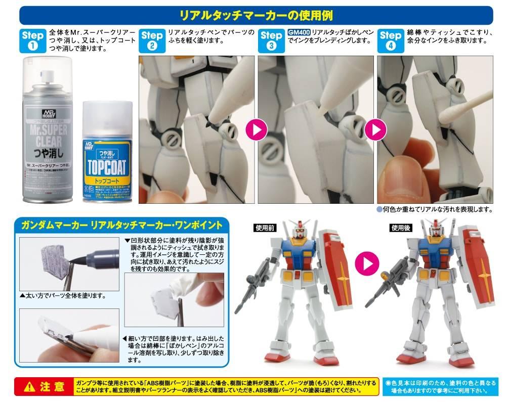 GUNDAM MARKER GMS112 - REAL TOUCH MARKER SET 1 1 Review, Ask a questi –  Sapere Aude Inc