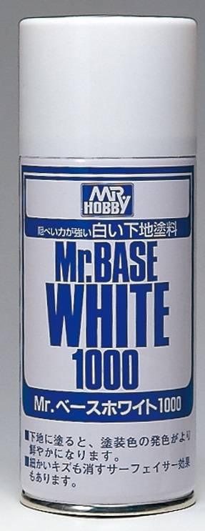 Mr. Base White 1000 Spray - Gundam Extra-Your BEST Gunpla Supplier